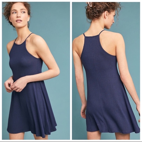 Anthropologie Dresses & Skirts - Anthropologie Ribbed Halter Dress!